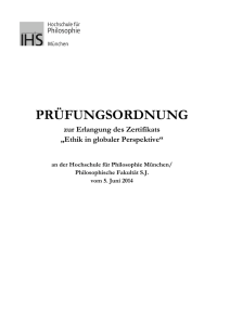 prüfungsordnung - Hochschule für Philosophie München