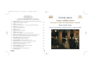 tenor arias - Chandos Records