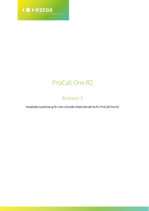 ProCall One R2