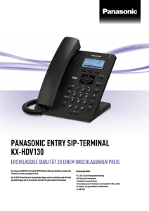 Panasonic ENTRY SIP-Terminal