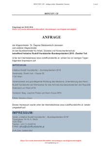 Anfrage (elektr. übermittelte Version) / PDF, 251 KB