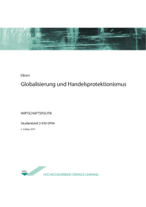 Globalisierung und Handelsprotektionismus