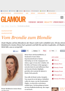Glamour Magazin - UNIQUE hairdesign