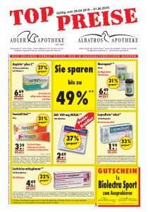 Preis - adler Apotheke Hilden Innenstadt