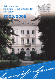 Jahrbuch der Heinrich-Heine-Universität Düsseldorf 2005/2006
