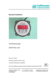 EasyFuel multi Handbuch deutsch