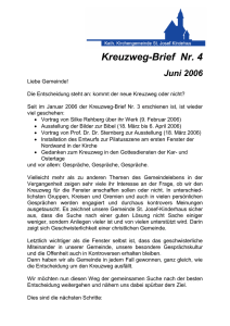 Kreuzweg-Brief Nr. 4 - St. Josef