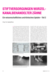 Ein wissenschaftliches und klinisches Update – Teil 2