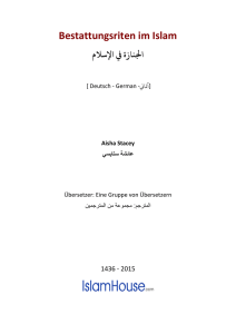 Bestattungsriten im Islam PDF