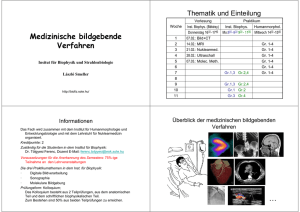 Medizinische bildgebende Verfahren …