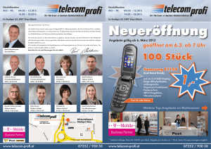 Flyer downloaden - Telecom