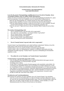 Gebrauchsinformation: Information für Patienten Transityl Instant 2