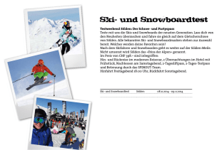 Ski- und Snowboardtest