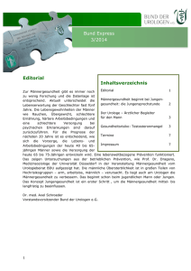 Bund Express 3/2014 Editorial Inhaltsverzeichnis