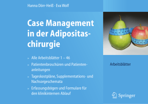 Case Management in der Adipositas- chirurgie