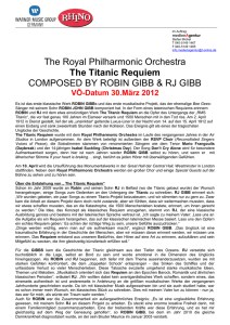 The Royal Philharmonic Orchestra The Titanic