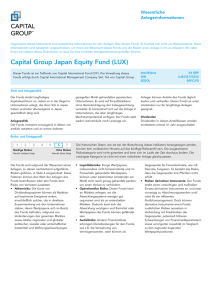 Capital Group Japan Equity Fund (LUX) Xd GBP