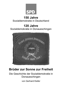 150 Jahre - SPD Donaueschingen