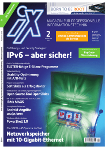 IPv6 – aber sicher!