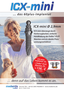 ICX-mini Ø 2,9mm - medentis medical