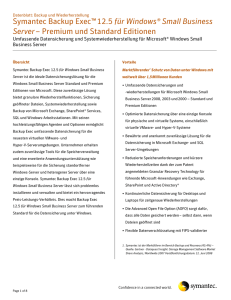 für Windows® Small Business Server - PC