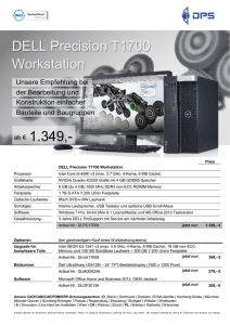 DELL Precision T1700 Workstation ab € 1.349
