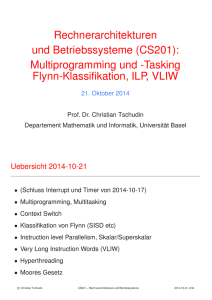 Rechnerarchitekturen und Betriebssysteme (CS201