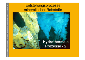 Hydrothermale Prozesse 2 - KIT