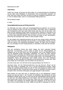 Elternbrief Nr.5 vom 16.10.2007