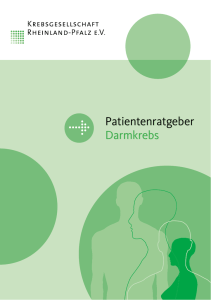 Patientenratgeber Darmkrebs - Krebsgesellschaft Rheinland