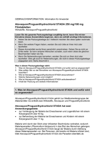 Atovaquon/Proguanilhydrochlorid STADA 250 mg/100 mg