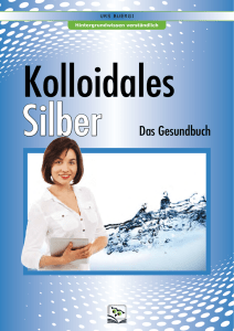 Kolloidales Silber - Gesundbuch