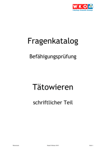 Tätowieren