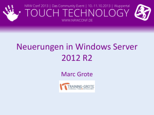 Neuerungen in Windows Server 2012 R2