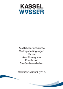 ZTV–KASSELWASSER (2012) Seite 1 von 82 KASSELWASSER