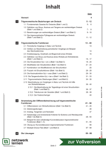 Inhalt - Netzwerk Lernen