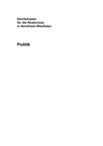 Politik - Schulentwicklung NRW