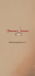 Kulturprogramm 2014