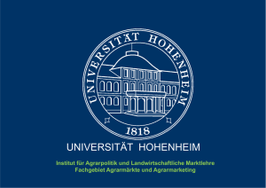 Ergebnisse - Universit&auml;t Hohenheim