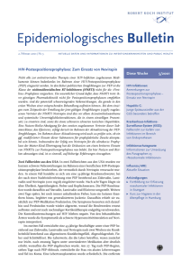 Epidemiologisches Bulletin 5/2001