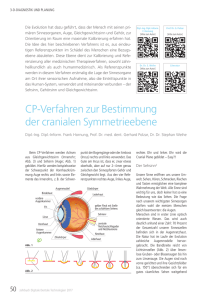 CPVerfahren zur Bestimmung der cranialen