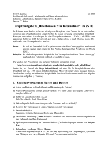 Aufgabenstellungen - informatik.uni