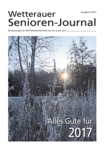 Senioren-Journal - Wetterauer Zeitung