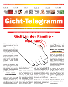 Gicht-Telegramm Ausgabe 40