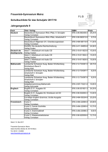 Klassenstufe 9 - Frauenlob