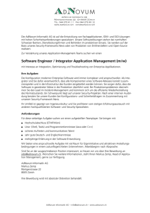 Software Engineer / Integrator Application Management