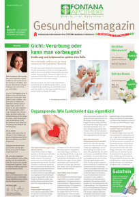 Gesundheitsmagazin September 2012