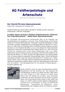 als PDF - AG Feldherpetologie und Artenschutz