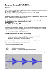Soundmodul WTV020SD16