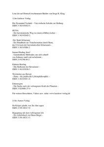 Liste der auf Deutsch erschienenen Bücher von Serge K. King 1) Im